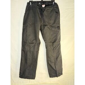 Hey Collection Black Cargo Pants Medium 3601R Utility Carpenter Trousers